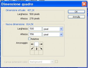 dimensione_quadro